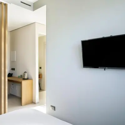 TV o dispositivi per l'intrattenimento presso Elegant accommodation in Catania-Beahost