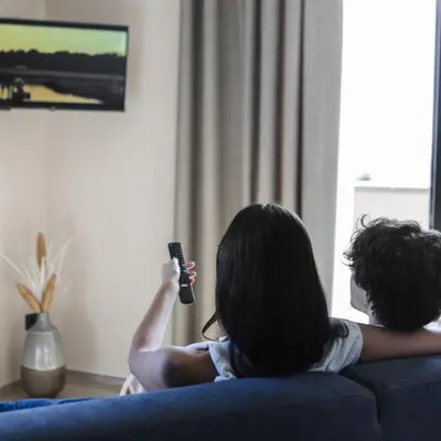 TV o dispositivi per l'intrattenimento presso Elegant accommodation in Catania-Beahost