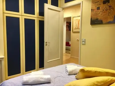 Letto o letti in una camera di Ionian Sea Apartment