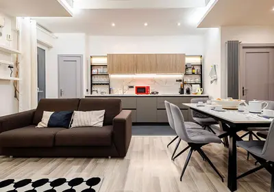 Cucina o angolo cottura di Sciuti Urban Stay - Centro Storico di Catania