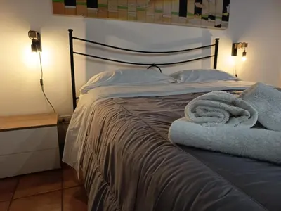 Letto o letti in una camera di Il canneto