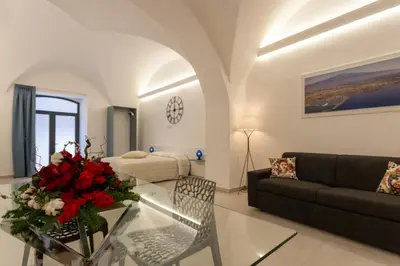Area soggiorno di Villadoro house