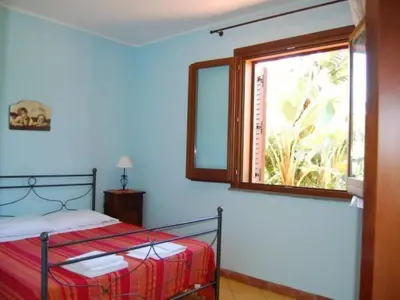 Letto o letti in una camera di Apartment Zweizimmerwohnung 1 mit Terrasse- Gemeinschaftspool by Interhome