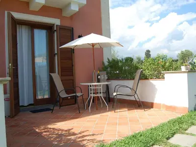 Balcone o terrazza di Apartment Zweizimmerwohnung 1 mit Terrasse- Gemeinschaftspool by Interhome