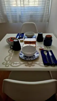 Set per la preparazione di tè e caffè presso Aosta apartment, to always feel at home