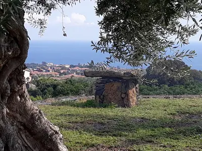 Paesaggio naturale nelle vicinanze della villa