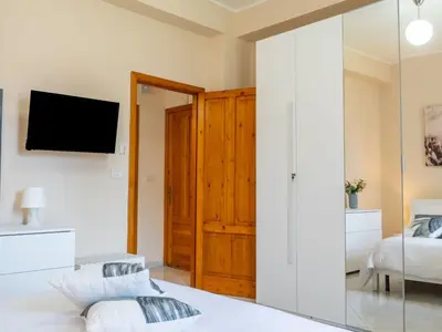 Letto o letti in una camera di Apartment Zafferana's Pool Rückzugsort by Interhome