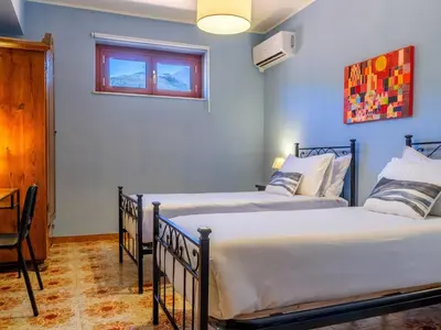 Letto o letti in una camera di Apartment Open Horizon Kurzzeitmiete by Interhome