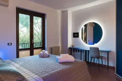 Letto o letti in una camera di VILLA CRISTALLO - Pool & Etna View