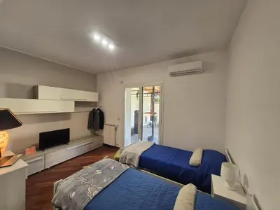 Letto o letti in una camera di villa india