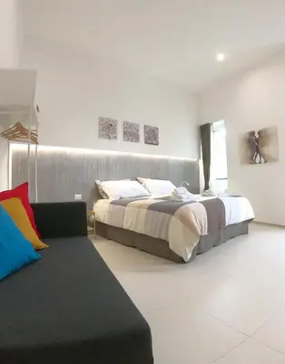 Letto o letti in una camera di Home Catania 1 Dante Accommodations