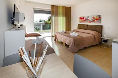 Letto o letti in una camera di Zeus Hotel - Aparthotel - Meeting & Congress