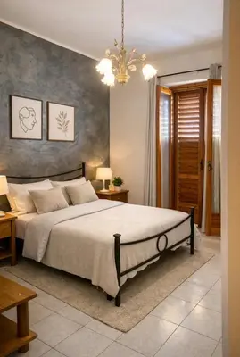 Letto o letti in una camera di La perla di santa Tecla