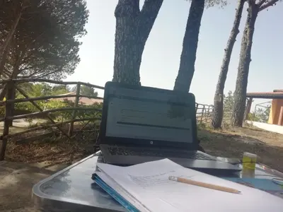 Paesaggio naturale nelle vicinanze del bed & breakfast