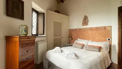 Letto o letti in una camera di Il palmento dell'Etna