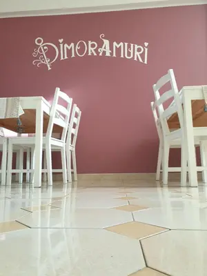 Area soggiorno di Dimoramuri B&B