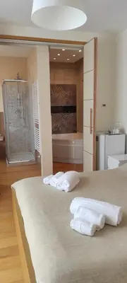 Letto o letti in una camera di B&B Betulla dell'Etna