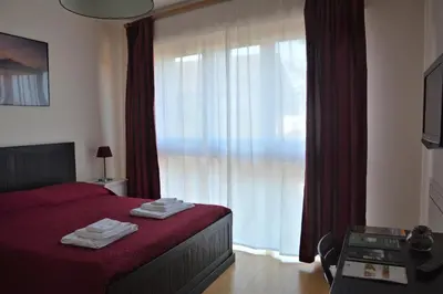 Letto o letti in una camera di B&B Betulla dell'Etna