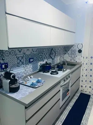 Cucina o angolo cottura di Casa Limoni al mare tra Catania Etna e Taormina
