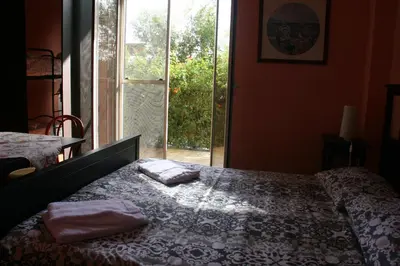 Letto o letti in una camera di B&B Etna Country
