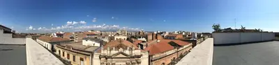 Vista generica su Catania o vista sulla città dall'interno del bed & breakfast