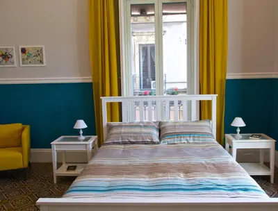 Letto o letti in una camera di B&B Umberto 134