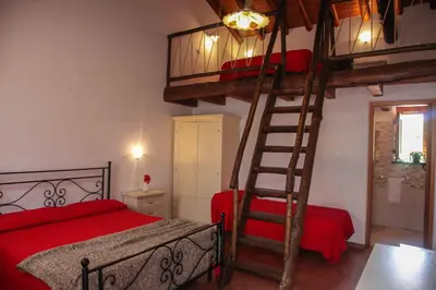 Letto o letti in una camera di Agriturismo Galea
