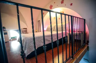 Letto o letti in una camera di La nuova locandiera