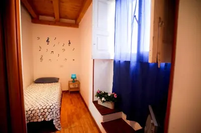 Letto o letti in una camera di La nuova locandiera