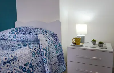Letto o letti in una camera di Charming Etna House