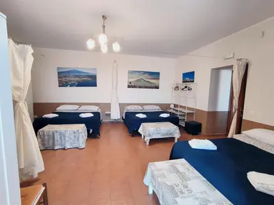 Letto o letti in una camera di Villa Egle Belpasso, villa vacanza con piscina
