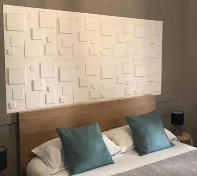 Letto o letti in una camera di Stesicoro InHabit