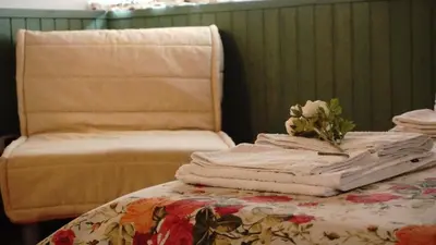 Area soggiorno di Etna Shelter Holiday House
