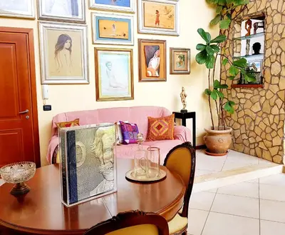 Area soggiorno di B&B Welcome