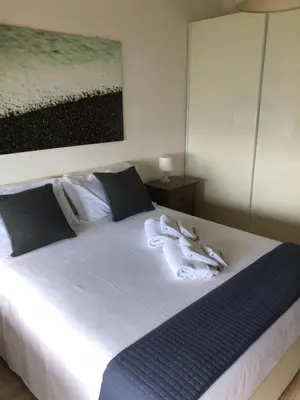 Letto o letti in una camera di Casa Vitale