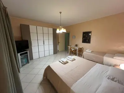 Letto o letti in una camera di B&B Lavinaio