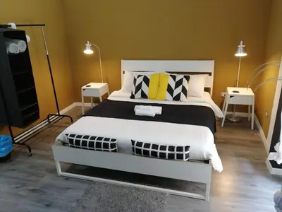 Letto o letti in una camera di Minihomecatania