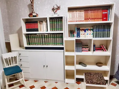 Biblioteca nell'appartamento