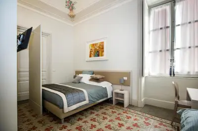 Letto o letti in una camera di Magione del Re