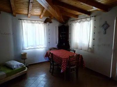Area soggiorno di Cottage in the green