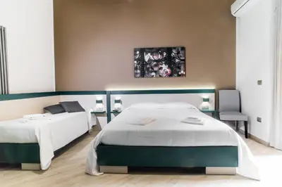 Letto o letti in una camera di Guesthouse Lago di Nicito