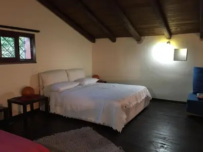 Letto o letti in una camera di Chalet Etna
