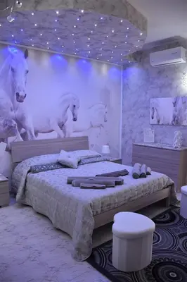Letto o letti in una camera di Il Cuore dell'Etna