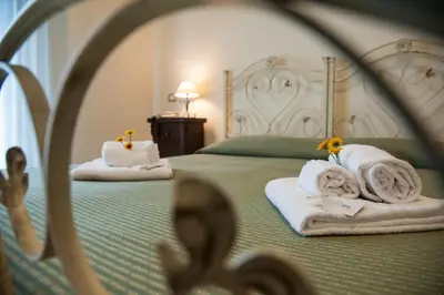 Letto o letti in una camera di Le Giare B&B