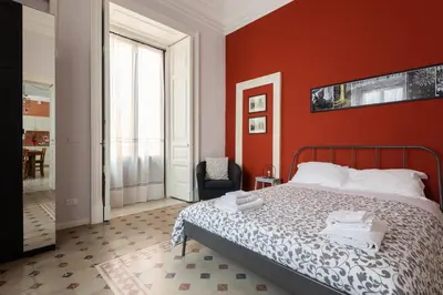 Letto o letti in una camera di Casette Umberto
