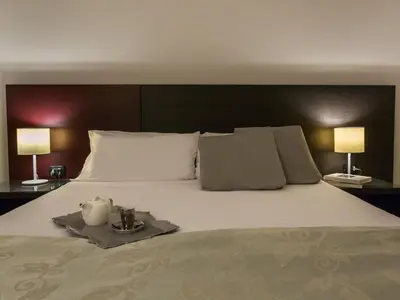 Letto o letti in una camera di Catania Hills Residence