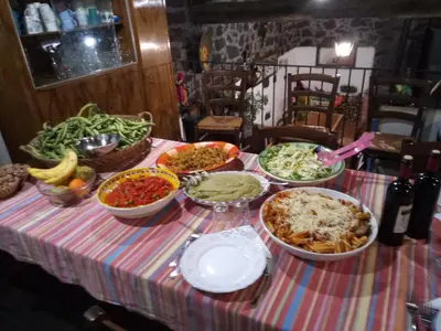 Cibo presso l'agriturismo o nelle vicinanze