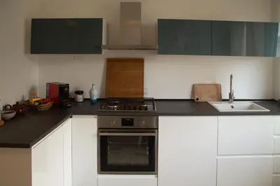 Cucina o angolo cottura di Appartamento Arricrìati vicino lungomare