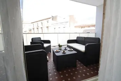 Area soggiorno di Khome Rooms & Apartment
