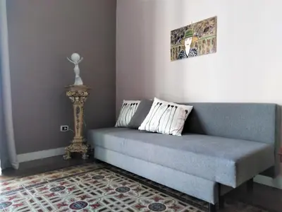 Area soggiorno di Manzoni Suite Home